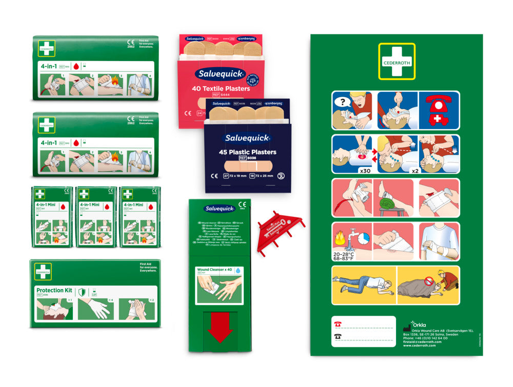 Cederroth Refill Första Hjälpen-station 51011026