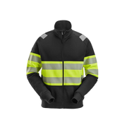 Snickers - Sweatshirt 2834 - zip - svart/varsel