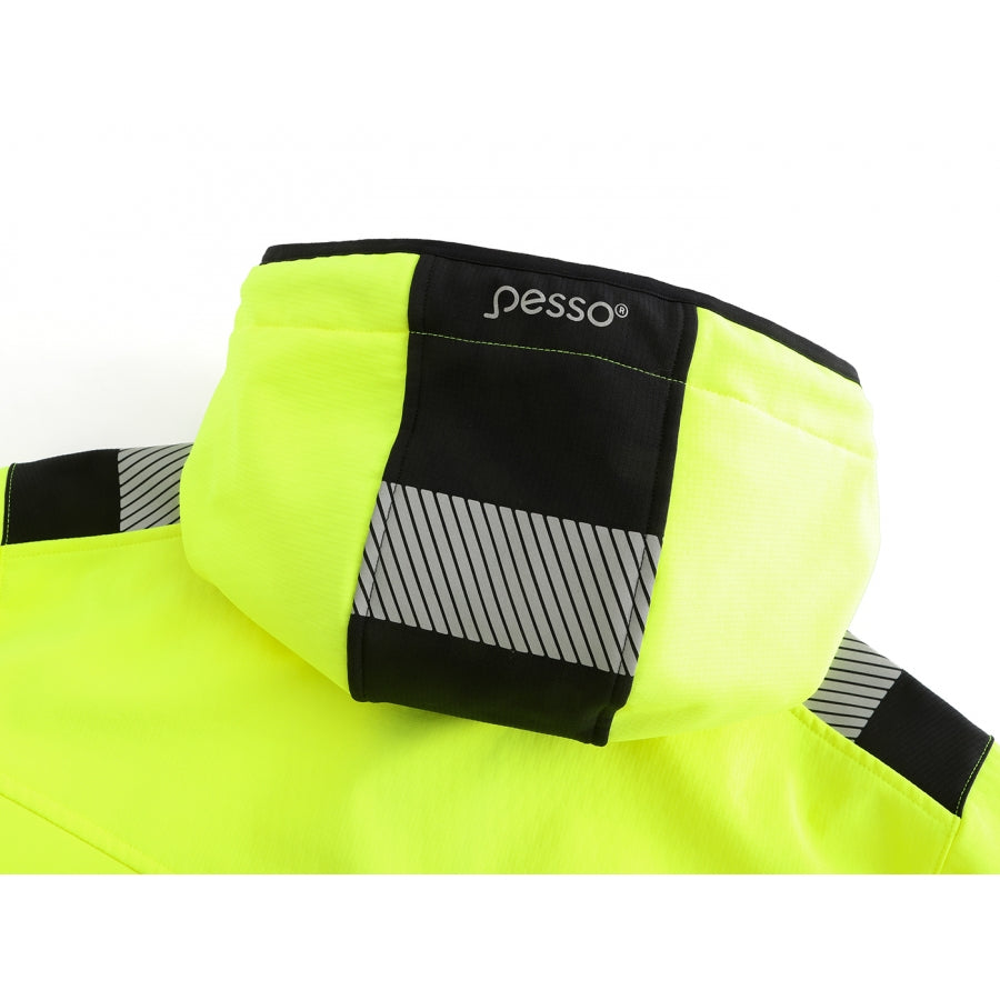 Arbetsjacka med hög andningsförmåga och vattentät design