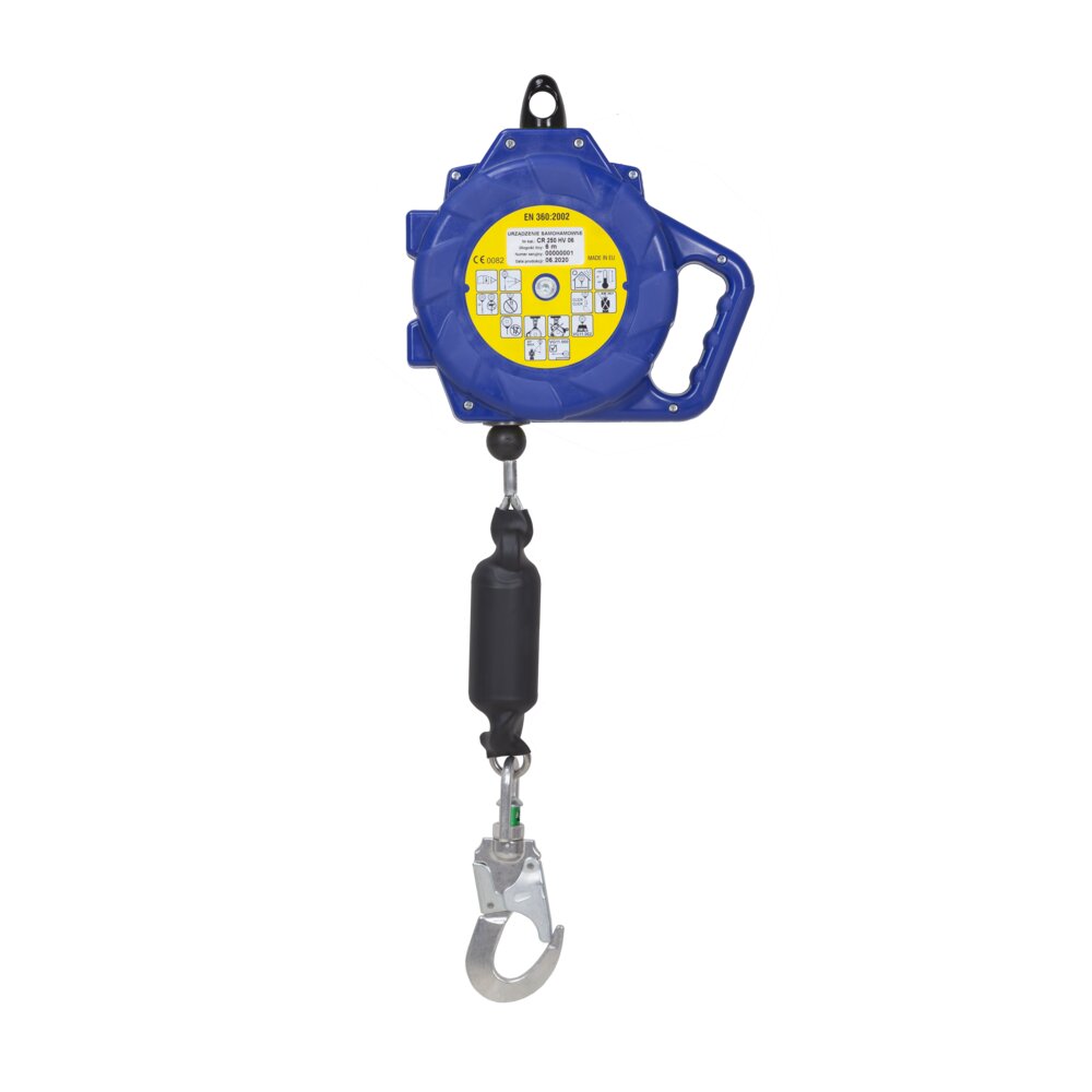 Fallskyddsblock - 11 m vajer horisonellt + vertikalt