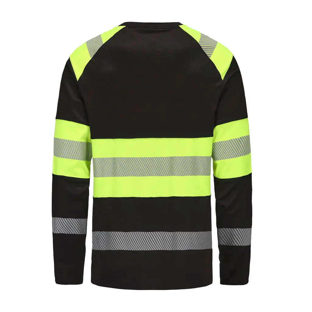 Pesso - Långärmad tshirt svart/varsel - klass 1