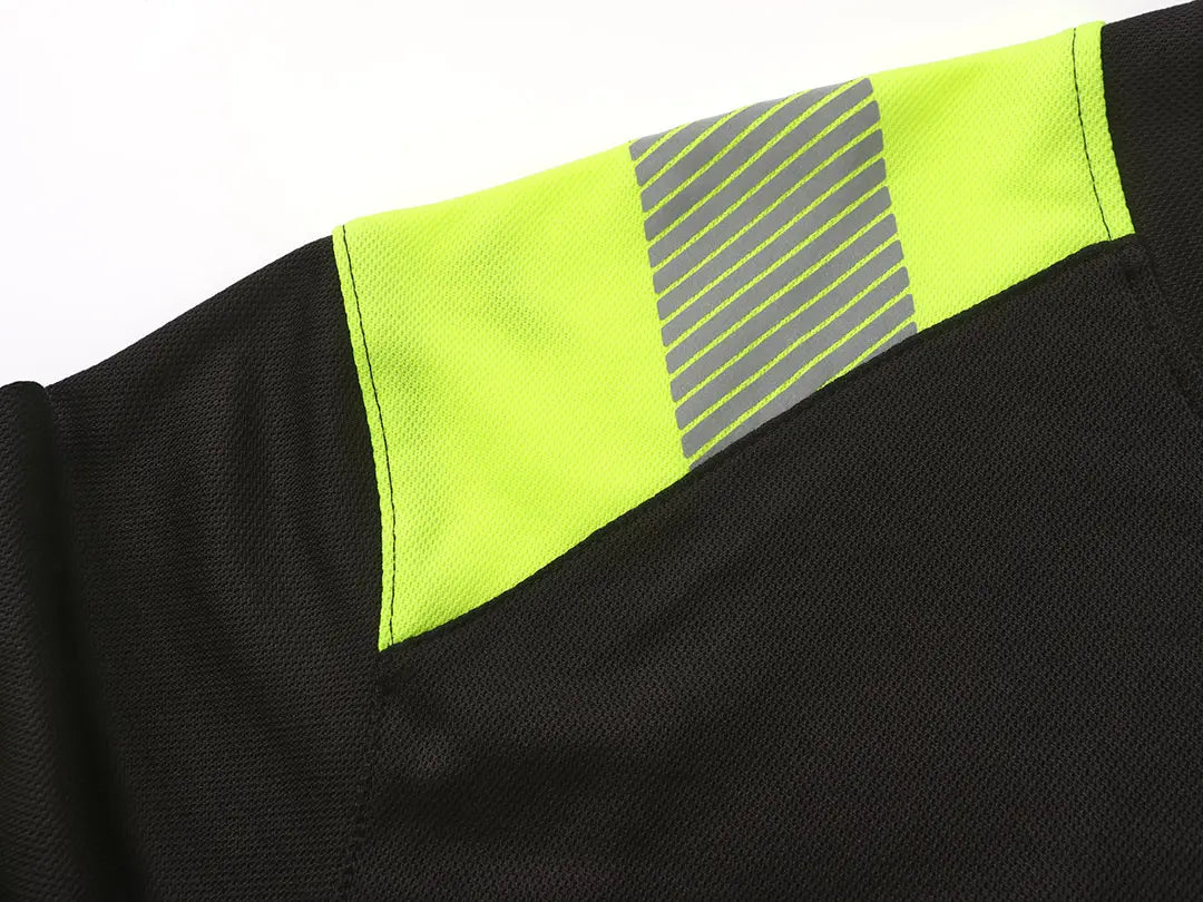 Pesso - Långärmad tshirt svart/varsel - klass 1