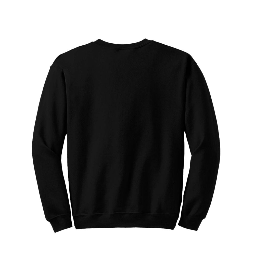 Hållbar svart tröja i bomull och polyester.