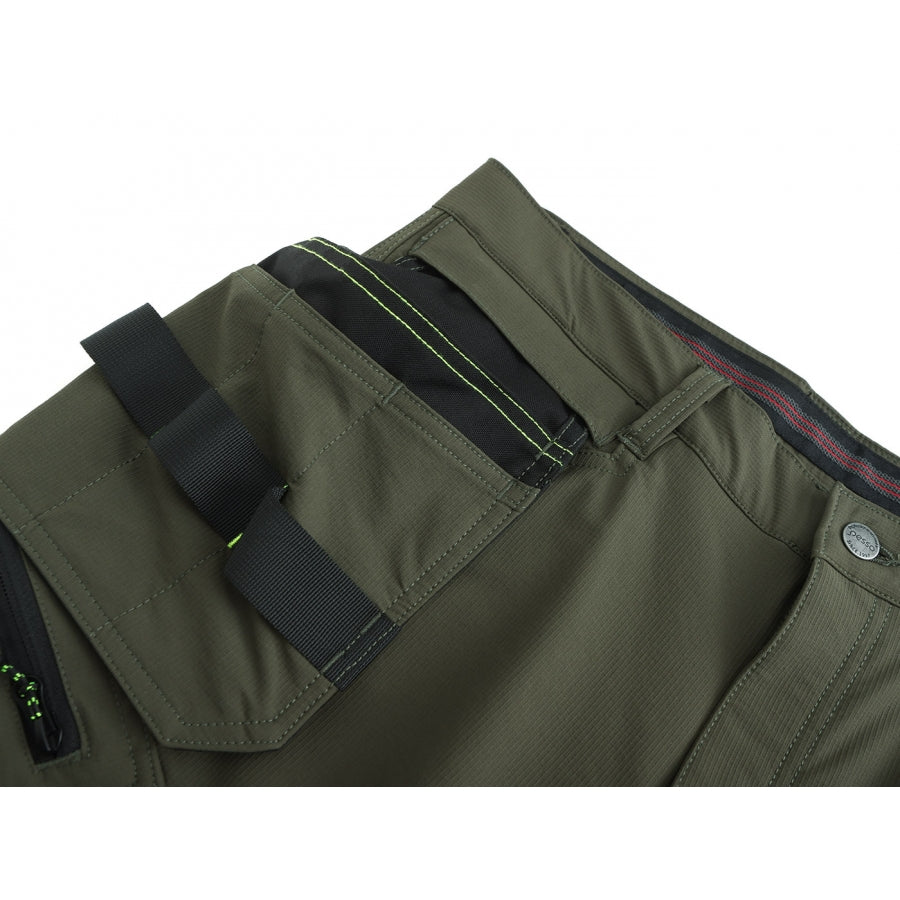 Hantverksbyxa Pesso Jupiter Grön med 4-vägsstretch och CORDURA®
