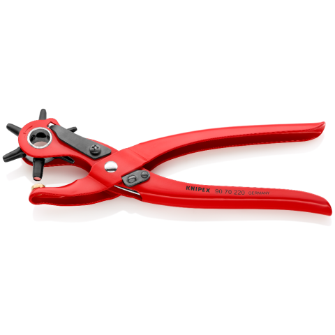 Knipex Håltång Kraft 220 mm med utbytbara håljärn