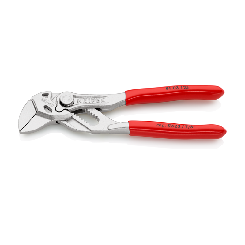 Knipex Minitångnyckel 125mm, Tång- och Skruvnyckel i Ett Verktyg