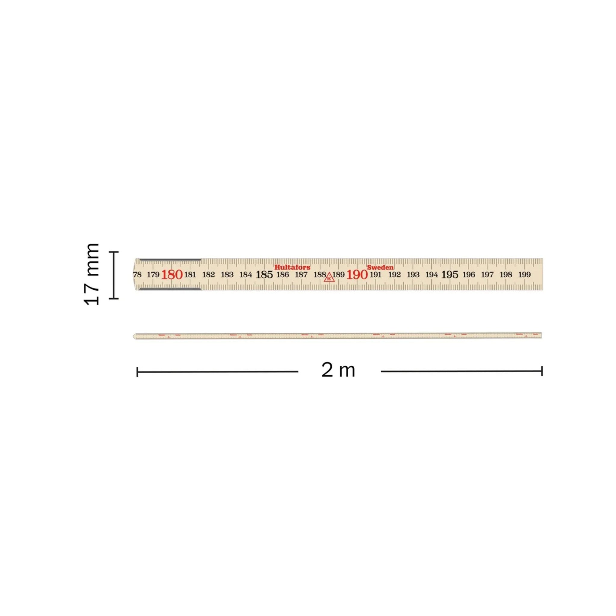 Meterstock 559 Contact-meter 2 m