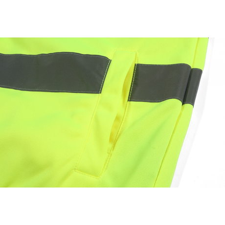 Pesso varselfleece hoodie med EN ISO 20471 certifiering