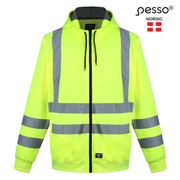 Varselfleece Hoodie FL03 med hel dragkedja från Pesso Nordics