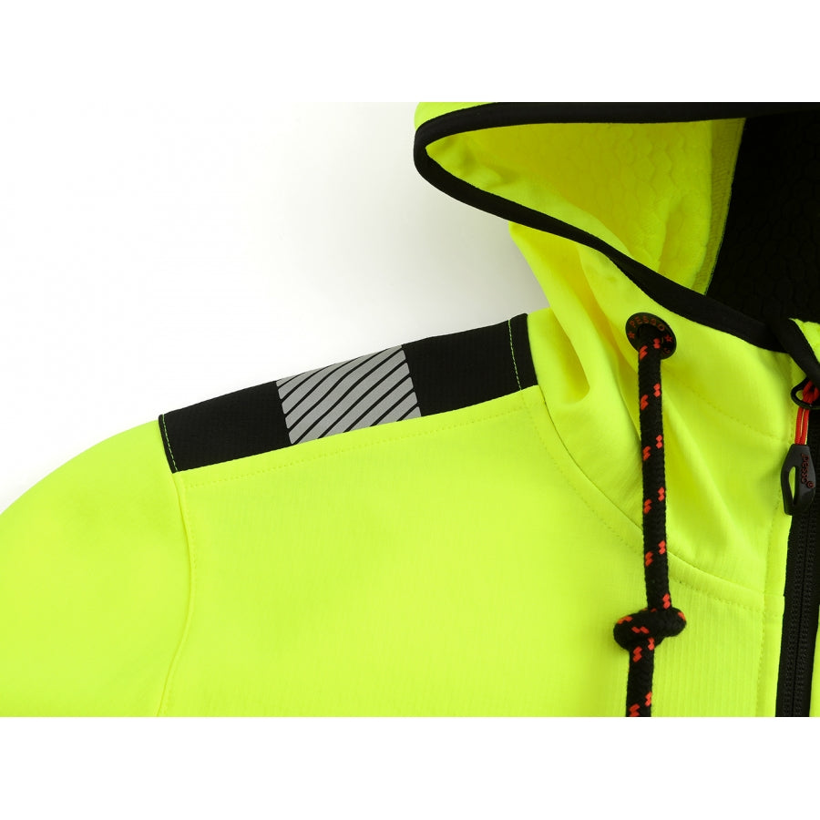 Varseljacka med justerbar och avtagbar huva