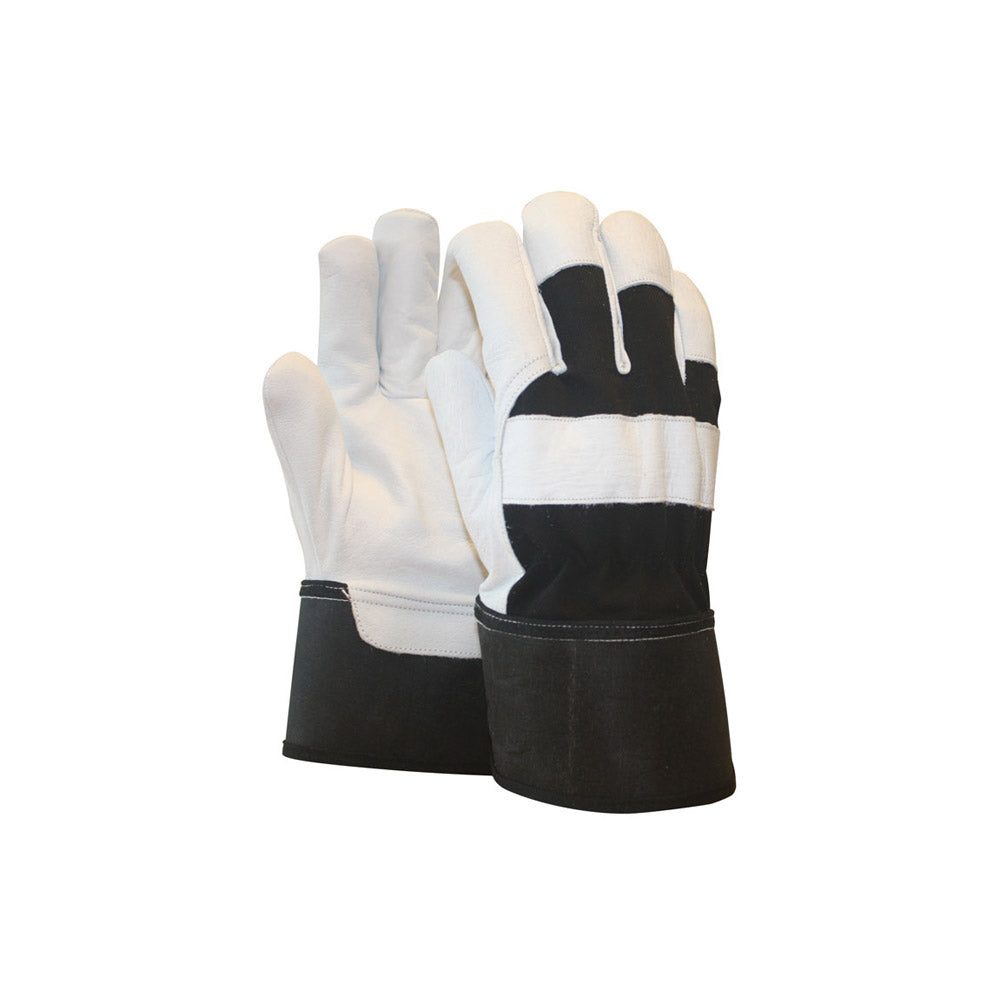 Vinterhandske CV7070 i slitstarkt getskinn med fleecefoder och reflexpiping