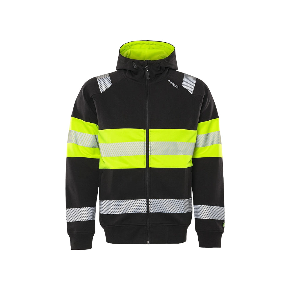 Fristads – Sweatshirtjacka Varsel Klass 1 med huva – 7532 GKC