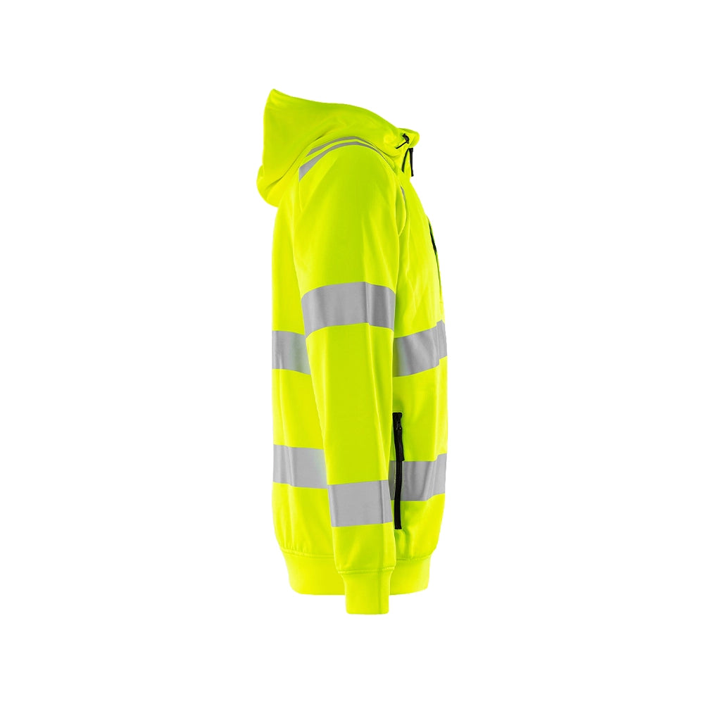 Fristads - Sweatshirtjacka med huva varsel klass 3 - 7865