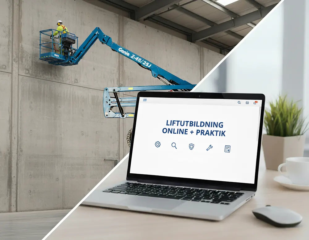 Utbildning - Liftutbildning online+praktik
