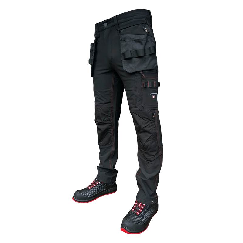 Arbetsbyxa Mercury svart med Cordura® och hög hållbarhet