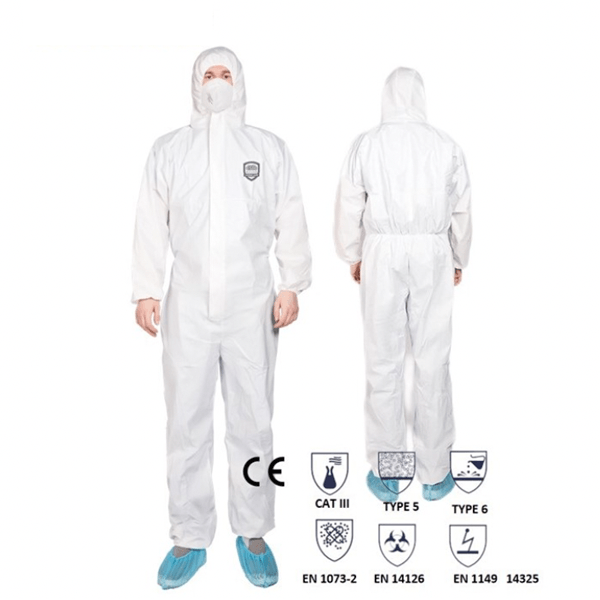 Chemical splash and particle protection CoverPlus Korttidsoverall