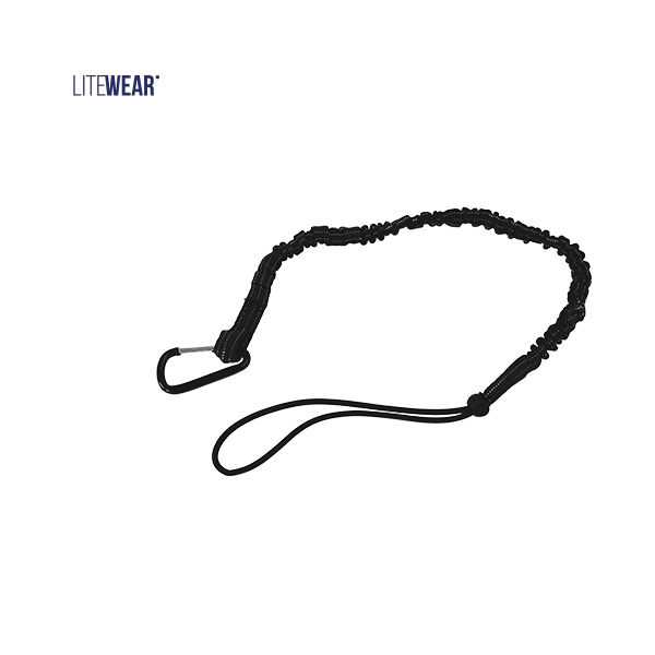 Fallskyddslina för verktyg - 120 cm med ergonomisk design.