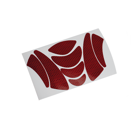 HI VIS reflexkit för montagehjälm i röd, blå, gul, grön och orange