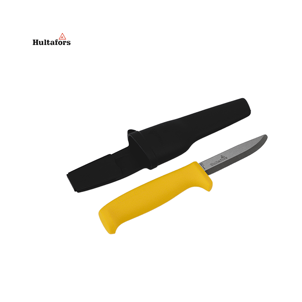 Hantverkarkniv SK Hultafors spetsfri 20 cm med ergonomiskt grepp