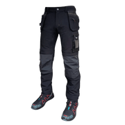 Hantverksbyxa Taurus Stretch Svart med Cordura®-detaljer
