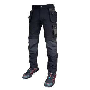 Hantverksbyxa Taurus Stretch Svart med Cordura®-detaljer