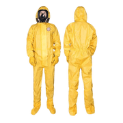 "Kemdräkt CoverChem with zipper and double adhesive tape for sealing"