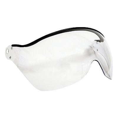 LITEWEAR visir till montagehjälm med anti-dimfunktion och repfri yta