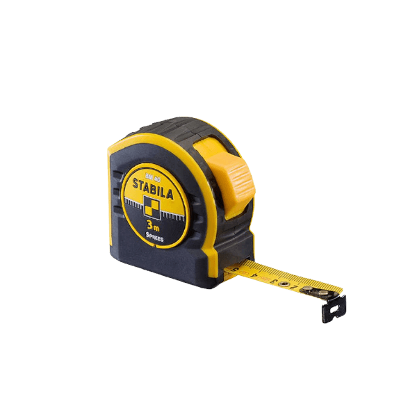 Måttband STABILA 5 m med röd millimeteravläsning