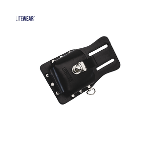 Måttbandshållare till bälte LITEWEAR i slitstarkt koläder