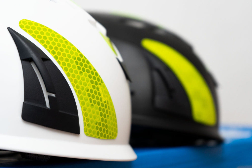 Reflexkit för montagehjälm med prismatic finish för ökad säkerhet